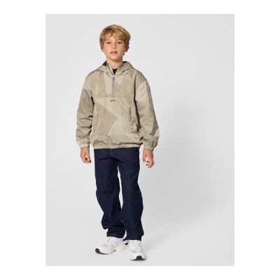 BOSS para menino. J53432 Corta-vento Com Capuz verde (16Y= 174cm), Casual, Poliéster, moda infantil BOSS para menino. J53432 Corta-vento Com Capuz verde (16Y= 174cm), Casual, Poliéster, moda infantil