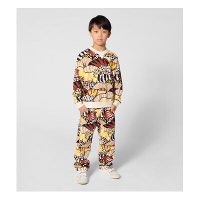 Kenzo Kids unisex para criança. K61943 Moletom Estampado multicolor (14Y= 162cm), Casual, Algodão, Manga comprida, moda infantil Kenzo Kids unisex para criança. K61943 Moletom Estampado multicolor (14Y= 162cm), Casual, Algodão, Manga comprida, moda infantil