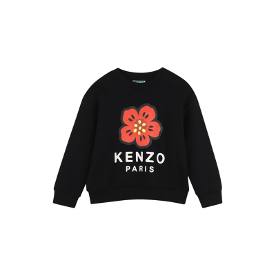 Kenzo Kids para menina. K62014 Moletom Flower preto (10Y= 138cm), Casual, Algodão, Manga comprida, moda infantil Kenzo Kids para menina. K62014 Moletom Flower preto (10Y= 138cm), Casual, Algodão, Manga comprida, moda infantil