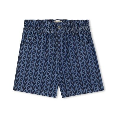 Michael Kors para menina. R30570 Calções de ganga azuis (6Y= 114/119cm), Azul, Casual, Algodão, moda infantil Michael Kors para menina. R30570 Calções de ganga azuis (6Y= 114/119cm), Azul, Casual, Algodão, moda infantil