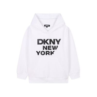 DKNY unisex para criança. D62248 Sweatshirt com impressão do logótipo em branco (4Y= 102cm), Casual, Algodão, moda infantil DKNY unisex para criança. D62248 Sweatshirt com impressão do logótipo em branco (4Y= 102cm), Casual, Algodão, moda infantil