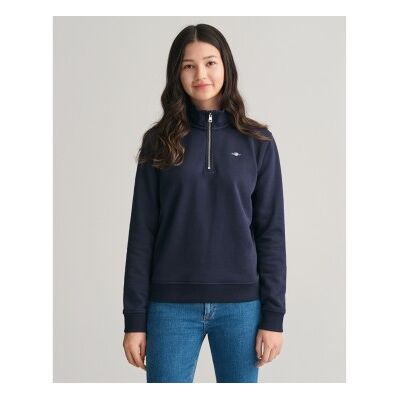 Gant unisex para criança. 906895 Camisola com fecho de correr Shield azul-marinho (11/12años= 146/152cm), Casual, Algodão, moda infantil Gant unisex para criança. 906895 Camisola com fecho de correr Shield azul-marinho (11/12años= 146/152cm), Casual, Algodão, moda infantil
