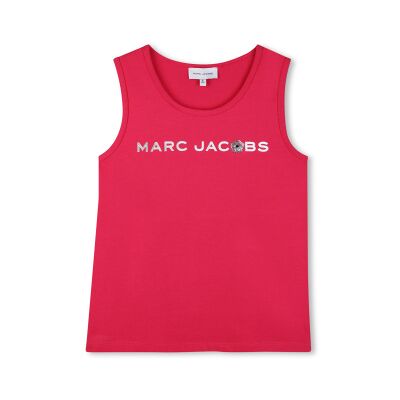 Marc Jacobs para menina. W60744 Camisola interior cor-de-rosa (12Y= 150cm), Casual, Algodão, Sem mangas / correias, moda infantil Marc Jacobs para menina. W60744 Camisola interior cor-de-rosa (12Y= 150cm), Casual, Algodão, Sem mangas / correias, moda infantil