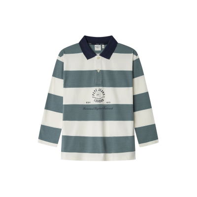 Pepe Jeans para menino. PB5400002 Pólo verde Hedwing (14años= 164cm), Casual, Algodão, Manga comprida, moda infantil Pepe Jeans para menino. PB5400002 Pólo verde Hedwing (14años= 164cm), Casual, Algodão, Manga comprida, moda infantil