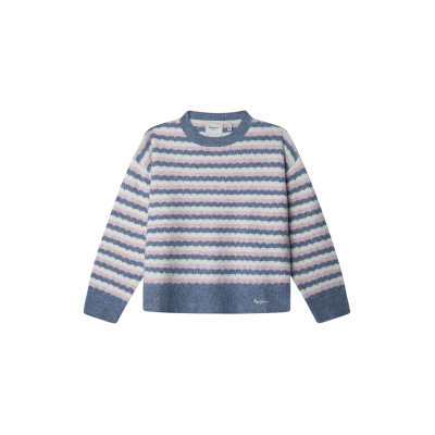 Pepe Jeans para menina. PG7000014 Jersey Bolly azul (10Años= 140cm), Casual, Poliéster, Manga comprida, moda infantil Pepe Jeans para menina. PG7000014 Jersey Bolly azul (10Años= 140cm), Casual, Poliéster, Manga comprida, moda infantil