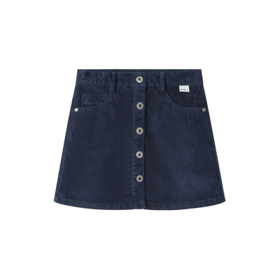 Pepe Jeans para menina. PG9000005 Saia Dulla azul-marinho (6años= 104cm), Casual, Algodão, moda infantil Pepe Jeans para menina. PG9000005 Saia Dulla azul-marinho (6años= 104cm), Casual, Algodão, moda infantil