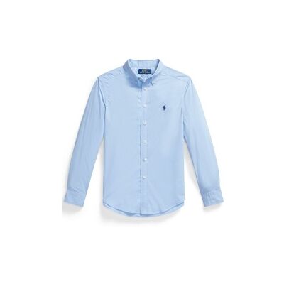 Polo Ralph Lauren para menino. 323952199500 Camisa de popelina de algodão azul ((M) 8/9años= 140/149cm), Casual, Manga comprida, moda infant Polo Ralph Lauren para menino. 323952199500 Camisa de popelina de algodão azul ((M) 8/9años= 140/149cm), Casual, Manga comprida, moda infant