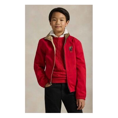 Polo Ralph Lauren para menino. 323A96418001 Casaco reversível em sarja Polo Bear vermelho ((M) 8/9años= 140/149cm), Casual, Algodão, moda in Polo Ralph Lauren para menino. 323A96418001 Casaco reversível em sarja Polo Bear vermelho ((M) 8/9años= 140/149cm), Casual, Algodão, moda in