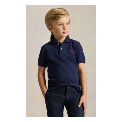 Polo Ralph Lauren para menino. 322603252005 Pólo icónico em piqué azul-marinho (4años= 109/116cm), Casual, Algodão, Manga curta, moda infant Polo Ralph Lauren para menino. 322603252005 Pólo icónico em piqué azul-marinho (4años= 109/116cm), Casual, Algodão, Manga curta, moda infant
