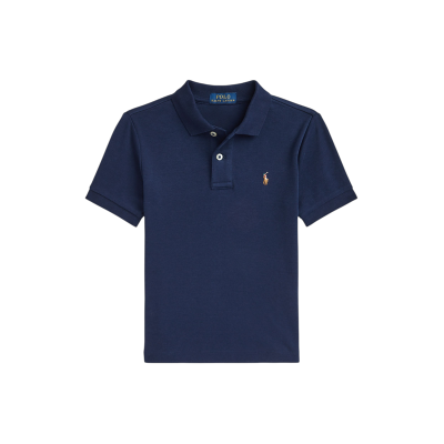 Polo Ralph Lauren para menino. 322952431001 Polo de algodão macio marinho (2años= 94/100cm), Casual, Manga curta, moda infantil Polo Ralph Lauren para menino. 322952431001 Polo de algodão macio marinho (2años= 94/100cm), Casual, Manga curta, moda infantil