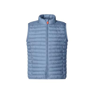 Save The Duck unisex para criança. J82430X-GIGA22 Colete Dolin azul (116cm), Casual, Polister Reciclado, Sustentável, moda infantil Save The Duck unisex para criança. J82430X-GIGA22 Colete Dolin azul (116cm), Casual, Polister Reciclado, Sustentável, moda infantil