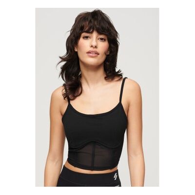 Superdry para mulher. W6011833A Corset Sport Tech preto (L), Homewear, Esportivo, Algodão, Multisport Superdry para mulher. W6011833A Corset Sport Tech preto (L), Homewear, Esportivo, Algodão, Multisport