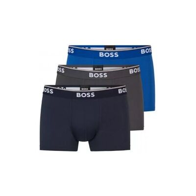 BOSS para homem. 50475274 Embalagem de 3 boxers azul, cinzento, preto (L), Homewear, Cinza, Algodão, Marinho BOSS para homem. 50475274 Embalagem de 3 boxers azul, cinzento, preto (L), Homewear, Cinza, Algodão, Marinho
