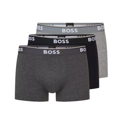 BOSS para homem. 50475274 Embalagem de 3 boxers cinzentos, pretos (L), Casual, Cinza, Algodão BOSS para homem. 50475274 Embalagem de 3 boxers cinzentos, pretos (L), Casual, Cinza, Algodão