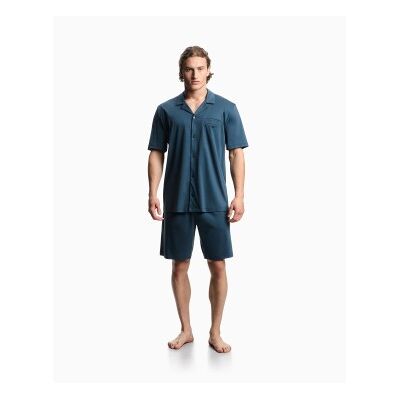 Emporio Armani para homem. EM001372_AF20670 Pijama Noite azul (M), Homewear, Algodão, Manga curta Emporio Armani para homem. EM001372_AF20670 Pijama Noite azul (M), Homewear, Algodão, Manga curta