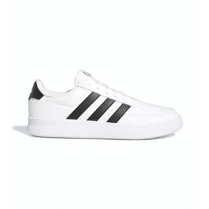 Adidas para homem. HP9426 Breaknet 2.0 Sneakers Branco, Preto (45 1/3), Plano, Cordão, Casual