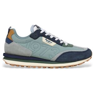 Pepe Jeans para homem. PMS60035 Sapatos de couro verde Foster Connect (44), Plano, Cordão, Casual Pepe Jeans para homem. PMS60035 Sapatos de couro verde Foster Connect (44), Plano, Cordão, Casual