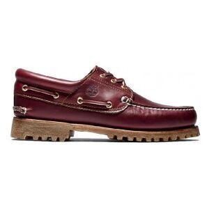 Timberland para homem. TB0500096481 Nautical Authentics 3 Eye Classic Lug burgundy (42 W), Couro, Plano, Cordão, Casual, Grená Timberland para homem. TB0500096481 Nautical Authentics 3 Eye Classic Lug burgundy (42 W), Couro, Plano, Cordão, Casual, Grená