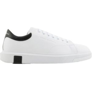 A X Armani Exchange para homem. XUX123XV534K488 Ténis de couro Action branco (43), Plano, Cordão, Casual A X Armani Exchange para homem. XUX123XV534K488 Ténis de couro Action branco (43), Plano, Cordão, Casual