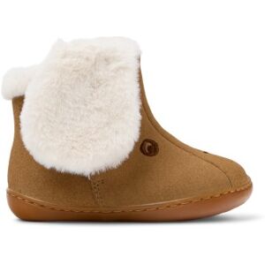 Camper unisex para criança. K900367-001 Botins Twnis em pele castanha (21), Couro, Marrom, Plano, Nenhum, Casual, moda infantil Camper unisex para criança. K900367-001 Botins Twnis em pele castanha (21), Couro, Marrom, Plano, Nenhum, Casual, moda infantil