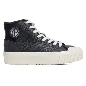 Pepe Jeans para mulher. PLS31576 Samoi Sapatos de couro Half preto (38), Plano, Camurça, Cordão, Casual Pepe Jeans para mulher. PLS31576 Samoi Sapatos de couro Half preto (38), Plano, Camurça, Cordão, Casual