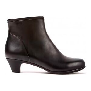 Camper para mulher. 46232-036 Botins em pele Helena low black (38), Couro, Preto, Plano, 3 a 5cm, Zíper, Casual Camper para mulher. 46232-036 Botins em pele Helena low black (38), Couro, Preto, Plano, 3 a 5cm, Zíper, Casual