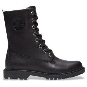 Timberland para mulher. TB0A43MXW021 Botas de couro impermeáveis de 8 polegadas em preto (39), Plano, Zíper, Casual Timberland para mulher. TB0A43MXW021 Botas de couro impermeáveis de 8 polegadas em preto (39), Plano, Zíper, Casual