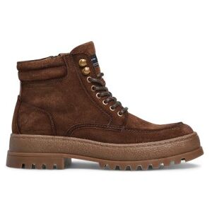 Pepe Jeans para homem. PMS50250 Botins em pele Lincoln Nature castanho (41), Couro, Marrom, Plano, 1 a 3cm, Zíper, Casual Pepe Jeans para homem. PMS50250 Botins em pele Lincoln Nature castanho (41), Couro, Marrom, Plano, 1 a 3cm, Zíper, Casual