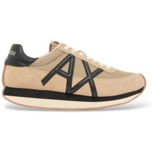 A X Armani Exchange para homem. XM001750AF19396MZ717 Tênis de Couro Royale bege (43), Plano, Cordão, Casual A X Armani Exchange para homem. XM001750AF19396MZ717 Tênis de Couro Royale bege (43), Plano, Cordão, Casual