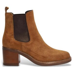 Alpe para mulher. 553111 Botins Dakota em pele castanha (39), Couro, Marrom, 3 a 5cm, Nenhum, Casual Alpe para mulher. 553111 Botins Dakota em pele castanha (39), Couro, Marrom, 3 a 5cm, Nenhum, Casual