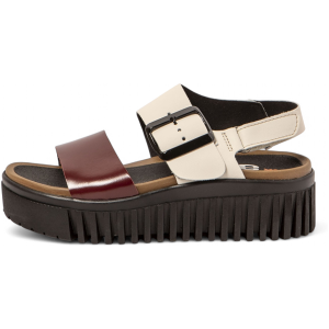 Art para mulher. 1157811UP003_020 Sandálias em pele 1578 Brighton borgonha, bege (42), Couro, 3 a 5cm, Fivela, Casual Art para mulher. 1157811UP003_020 Sandálias em pele 1578 Brighton borgonha, bege (42), Couro, 3 a 5cm, Fivela, Casual