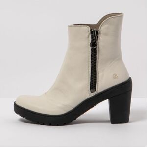 Art para mulher. 1175911ZZ003_020 Botins de couro branco gelo -Altura do salto: 7,5cm (41), Bege, Zíper, Casual Art para mulher. 1175911ZZ003_020 Botins de couro branco gelo -Altura do salto: 7,5cm (41), Bege, Zíper, Casual