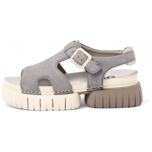 Art para mulher. 118821150003_0B0 Sandálias em pele 1882 Madeira azul (41), Couro, 5 a 8cm, Fivela, Casual Art para mulher. 118821150003_0B0 Sandálias em pele 1882 Madeira azul (41), Couro, 5 a 8cm, Fivela, Casual