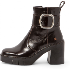 Art para mulher. 119791112003_012 Botins em pele castanha 1979 (40), Couro, Marrom, 8 a 10cm, Zíper, Casual Art para mulher. 119791112003_012 Botins em pele castanha 1979 (40), Couro, Marrom, 8 a 10cm, Zíper, Casual