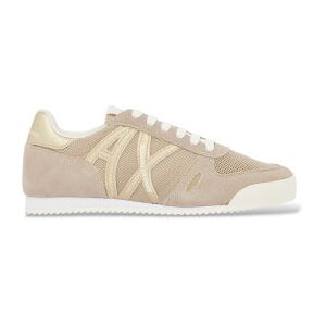 A X Armani Exchange para mulher. XW002794AF22755MZ285 Ténis Urban beige (41), Bege, Plano, Cordão, Casual A X Armani Exchange para mulher. XW002794AF22755MZ285 Ténis Urban beige (41), Bege, Plano, Cordão, Casual