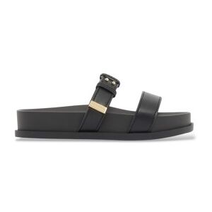 A X Armani Exchange para mulher. XW002575AF21266UC001 Sandálias Sabot pretas (38), Preto, Plano, Nenhum, Casual A X Armani Exchange para mulher. XW002575AF21266UC001 Sandálias Sabot pretas (38), Preto, Plano, Nenhum, Casual
