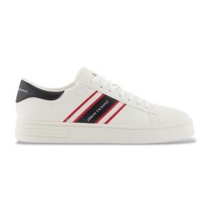 A X Armani Exchange para homem. XM002198AF21421MZ324 Tênis com listras laterais branco (46), Plano, Cordão, Casual A X Armani Exchange para homem. XM002198AF21421MZ324 Tênis com listras laterais branco (46), Plano, Cordão, Casual