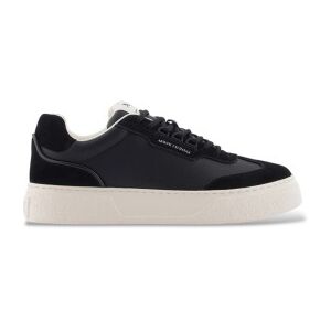 A X Armani Exchange para homem. XM002200AF21419MC105 Sapatilhas casuais pretas (45.5), Couro sintético, Preto, 3 a 5cm, Cordão, Esportivo A X Armani Exchange para homem. XM002200AF21419MC105 Sapatilhas casuais pretas (45.5), Couro sintético, Preto, 3 a 5cm, Cordão, Esportivo