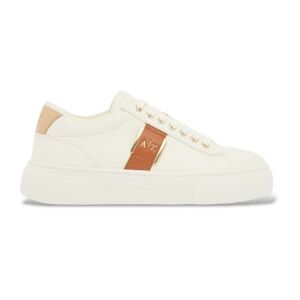 A X Armani Exchange para mulher. XW002224AF21429MZ433 Sapatos Ax Combi branco (35), Plano, Cordão, Casual A X Armani Exchange para mulher. XW002224AF21429MZ433 Sapatos Ax Combi branco (35), Plano, Cordão, Casual