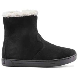 Birkenstock para mulher/menina. 1017843 Botins Lille Kids de pele (Ajuste Regular) preto (38), Plano, Camurça, Nenhum, Casual, moda infantil Birkenstock para mulher/menina. 1017843 Botins Lille Kids de pele (Ajuste Regular) preto (38), Plano, Camurça, Nenhum, Casual, moda infantil
