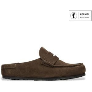 Birkenstock para homem. 1031605 Tamancos de Couro Naples Wrapped (Ajuste Regular) castanho (46), Marrom, Plano, Nenhum, Casual Birkenstock para homem. 1031605 Tamancos de Couro Naples Wrapped (Ajuste Regular) castanho (46), Marrom, Plano, Nenhum, Casual