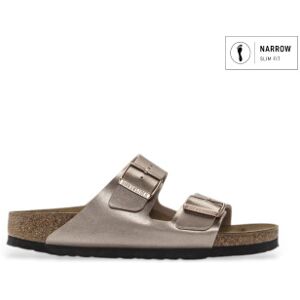 Birkenstock para mulher. 1023960 Sandálias de Couro Arizona Birko Flor (Ajuste Estreito) bronze (39), Plano, Nenhum, Casual Birkenstock para mulher. 1023960 Sandálias de Couro Arizona Birko Flor (Ajuste Estreito) bronze (39), Plano, Nenhum, Casual