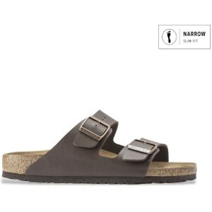 Birkenstock unisex. 51703 Sandálias de Couro Arizona Birko Flor (Ajuste Estreito) castanho (40), Marrom, Plano, Nenhum, Casual Birkenstock unisex. 51703 Sandálias de Couro Arizona Birko Flor (Ajuste Estreito) castanho (40), Marrom, Plano, Nenhum, Casual