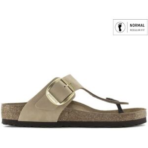 Birkenstock para mulher. 1023966 Sandálias Gizeh Big Buckle (Ajuste Regular) castanho (36), Marrom, Plano, Nenhum, Casual Birkenstock para mulher. 1023966 Sandálias Gizeh Big Buckle (Ajuste Regular) castanho (36), Marrom, Plano, Nenhum, Casual