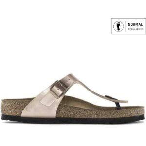 Birkenstock para mulher. 1023943 Sandálias Gizeh Birko-Flor (Ajuste Regular) bronze (39), Plano, Nenhum, Casual Birkenstock para mulher. 1023943 Sandálias Gizeh Birko-Flor (Ajuste Regular) bronze (39), Plano, Nenhum, Casual