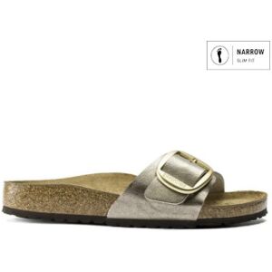 Birkenstock para mulher. 1016237 Sandálias Madrid Big Buckle (Ajuste Estreito) Taupe (40), Plano, Nenhum, Casual Birkenstock para mulher. 1016237 Sandálias Madrid Big Buckle (Ajuste Estreito) Taupe (40), Plano, Nenhum, Casual