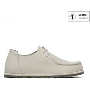 Birkenstock para homem. 1029553 Sapatos de Couro Utti Lace (Ajuste Regular) branco sujo (43), Plano, Camurça, Cordão, Casual Birkenstock para homem. 1029553 Sapatos de Couro Utti Lace (Ajuste Regular) branco sujo (43), Plano, Camurça, Cordão, Casual