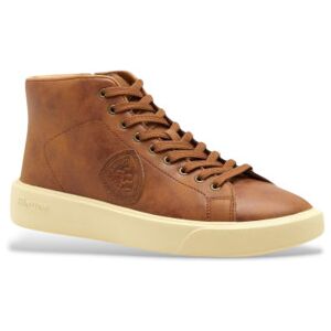 Blauer para homem. F5BUCK08 Sapatilhas de couro Buck castanhas (45), Marrom, Plano, Cordão, Casual Blauer para homem. F5BUCK08 Sapatilhas de couro Buck castanhas (45), Marrom, Plano, Cordão, Casual