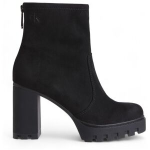 Calvin Klein Jeans para mulher. YW0YW01601 Botins Mid preto (39), 8 a 10cm, Zíper, Casual, Poliéster reciclado Calvin Klein Jeans para mulher. YW0YW01601 Botins Mid preto (39), 8 a 10cm, Zíper, Casual, Poliéster reciclado