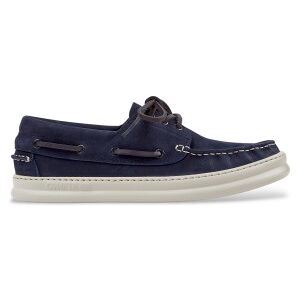 Camper para homem. K101073-006 Mocassins de couro Runner Four navy (44), Plano, Cordão, Casual, Marinho Camper para homem. K101073-006 Mocassins de couro Runner Four navy (44), Plano, Cordão, Casual, Marinho